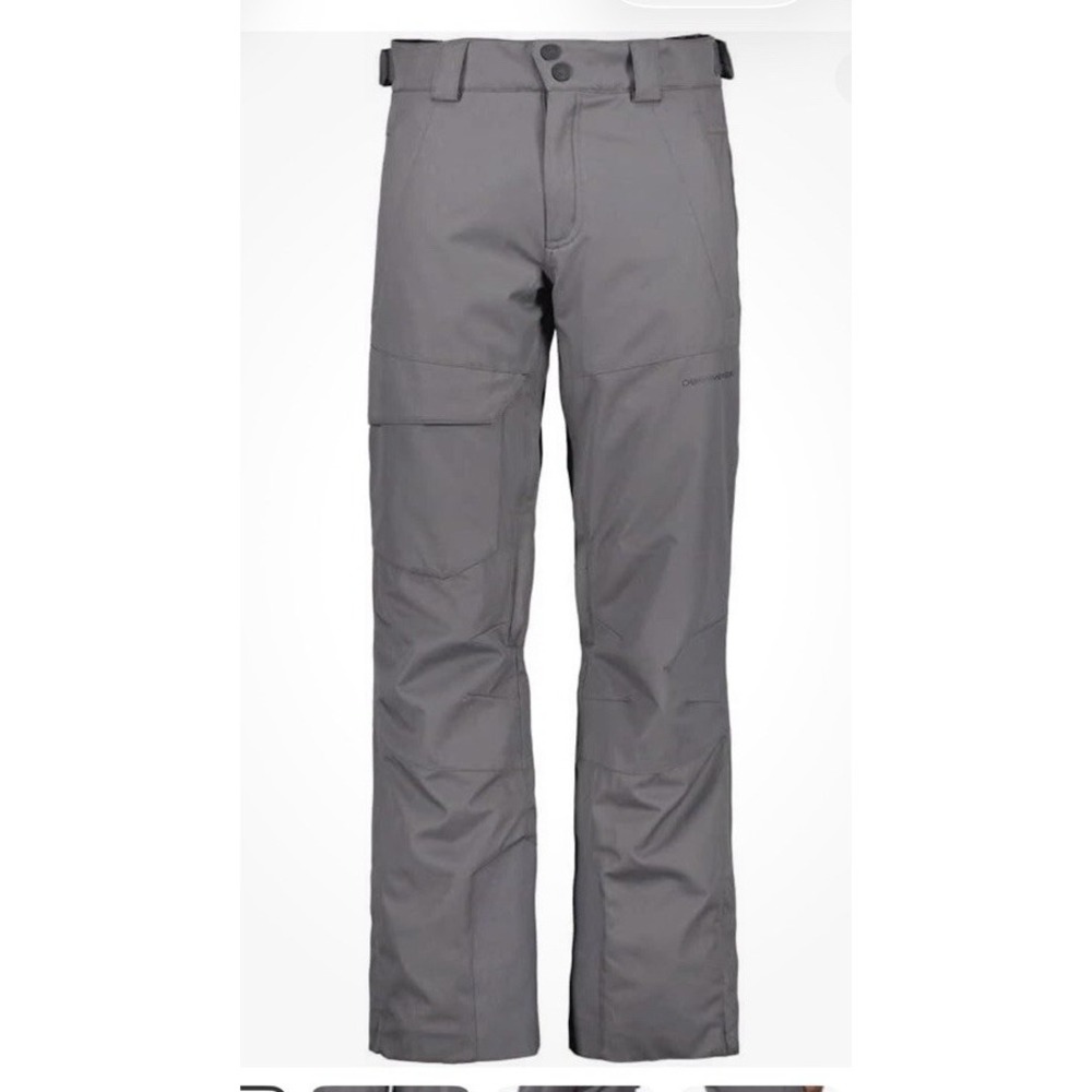 Obermeyer Orion Pant Insulated Pockets Ski Snow  Pants Gray Large